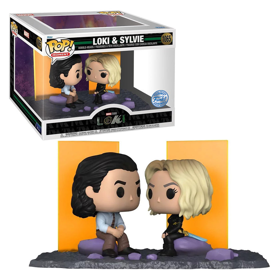 FUNKO POP MOMENT MARVEL LOKI EXCLUSIVE - LOKI & SYLVIE 1065 BRINDE