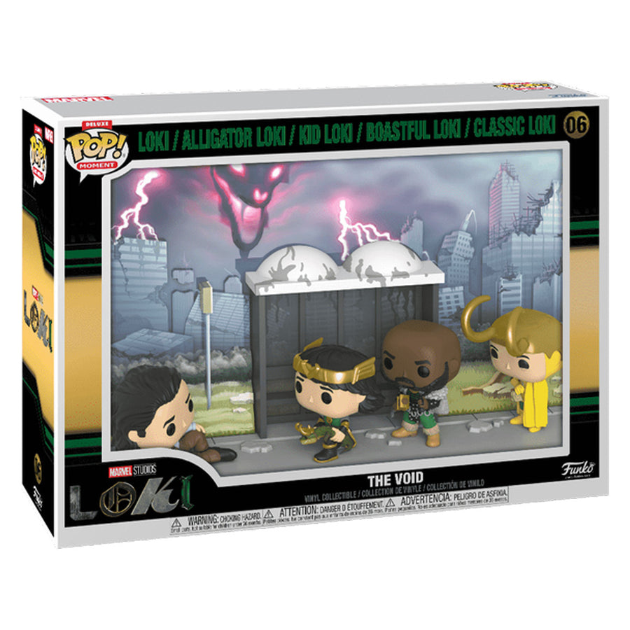 FUNKO POP MOMENT MARVEL LOKI: THE VOID - LOKI / ALIGATOR LOKI / KID LOKI / BOASTFUL LOKI / CLASSIC LOKI 06