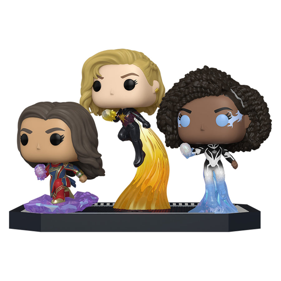 FUNKO POP MOMENT MARVEL THE MARVELS - MS. MARVEL / CAPTAIN MARVEL / PHOTON 1258