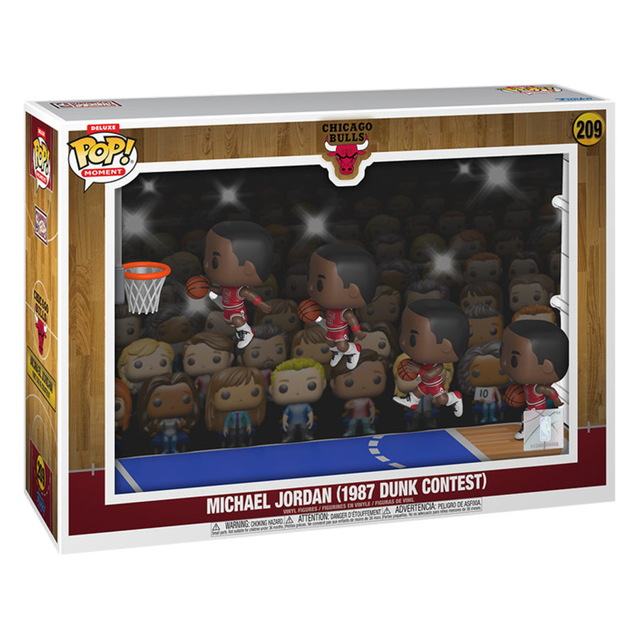 FUNKO POP MOMENT NBA: CHICACO BULLS - MICHAEL JORDAN (1987 DUNK CONTEST) 209