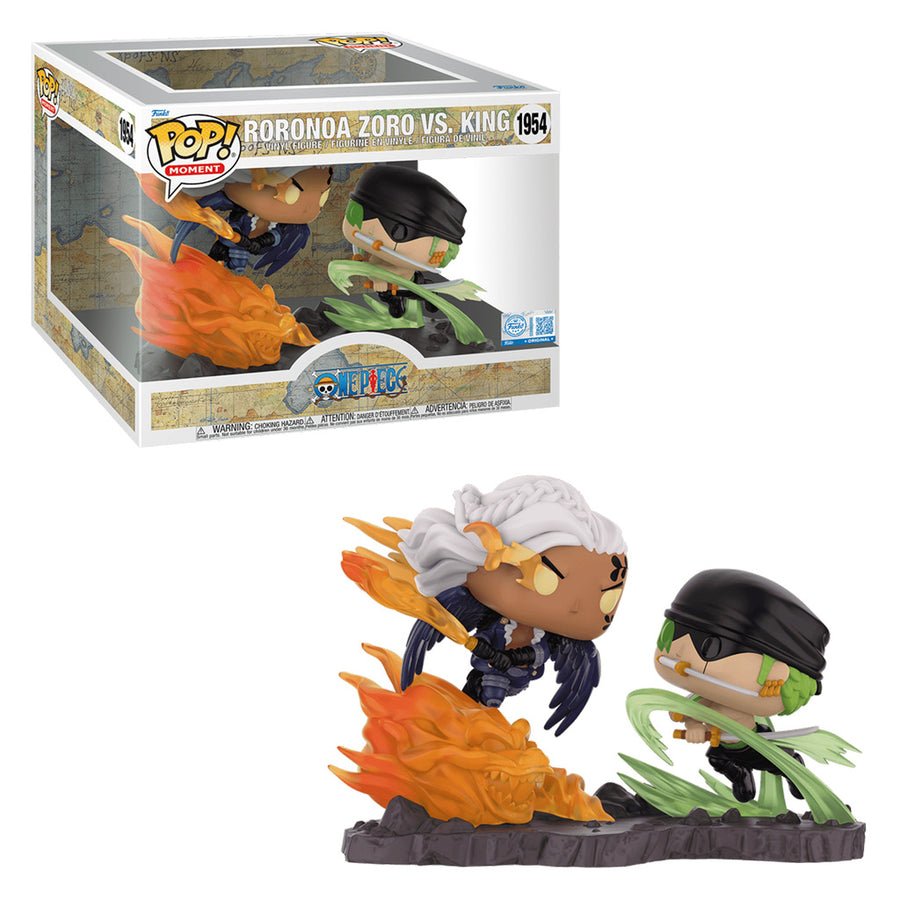 FUNKO POP MOMENT ONE PIECE - RORONOA ZORO VS. KING 1954 BRINDE
