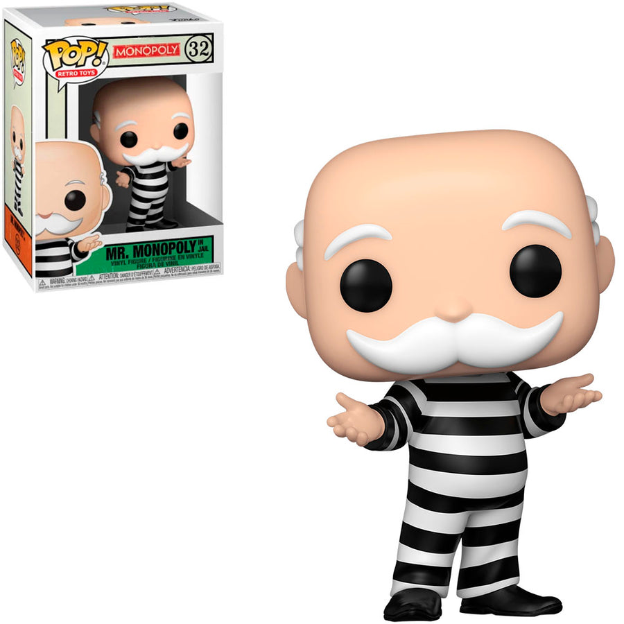 FUNKO POP MONOPOLY - MR. MONOPOLY (IN JAIL) 32