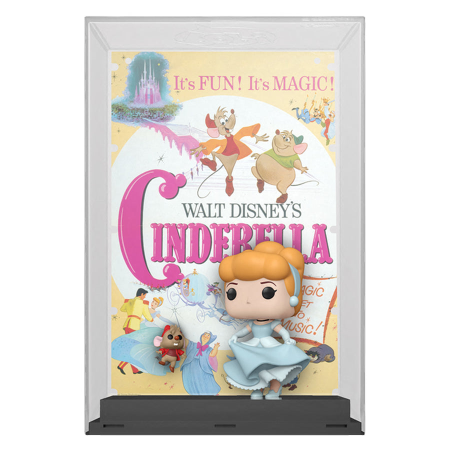 FUNKO POP MOVIE POSTERS DISNEY 100TH- CINDERELLA WITH JAQ 12 (67498)