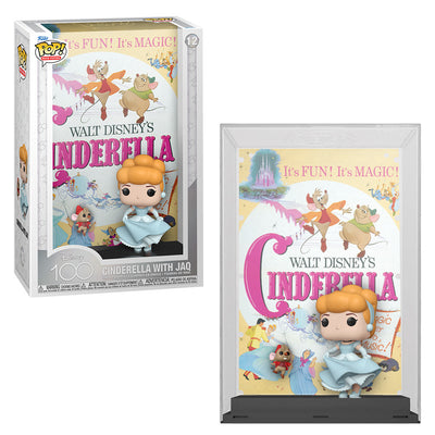 FUNKO POP MOVIE POSTERS DISNEY 100TH- CINDERELLA WITH JAQ 12 (67498)