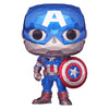 Funko Pop Movie Posters Disney 100Th Marvel Exclusive - Captain America Facet 1268