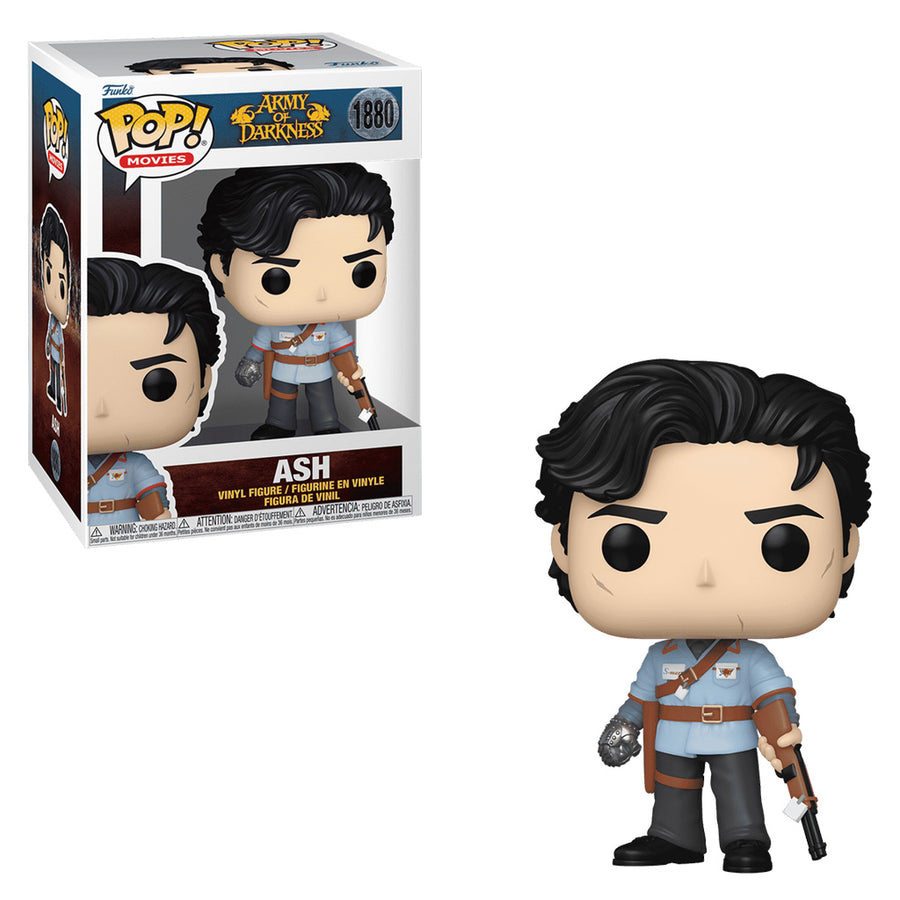 FUNKO POP MOVIES ARMY OF DARKNESS - ASH 1880 BRINDE