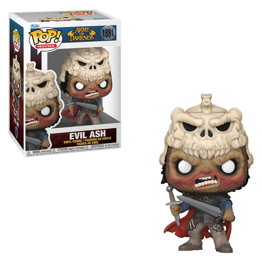 FUNKO POP MOVIES ARMY OF DARKNESS - EVIL ASH 1881 BRINDE