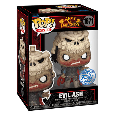 FUNKO POP MOVIES ARMY OF DARKNESS EXCLUSIVE - EVIL ASH 1671