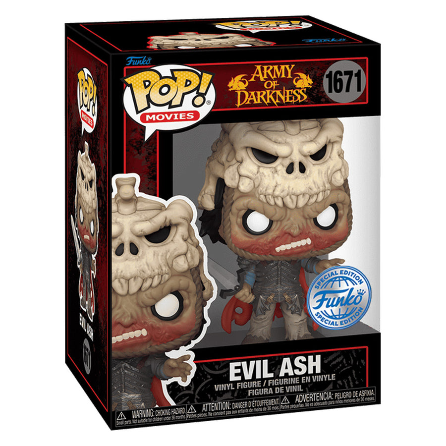 FUNKO POP MOVIES ARMY OF DARKNESS EXCLUSIVE - EVIL ASH 1671