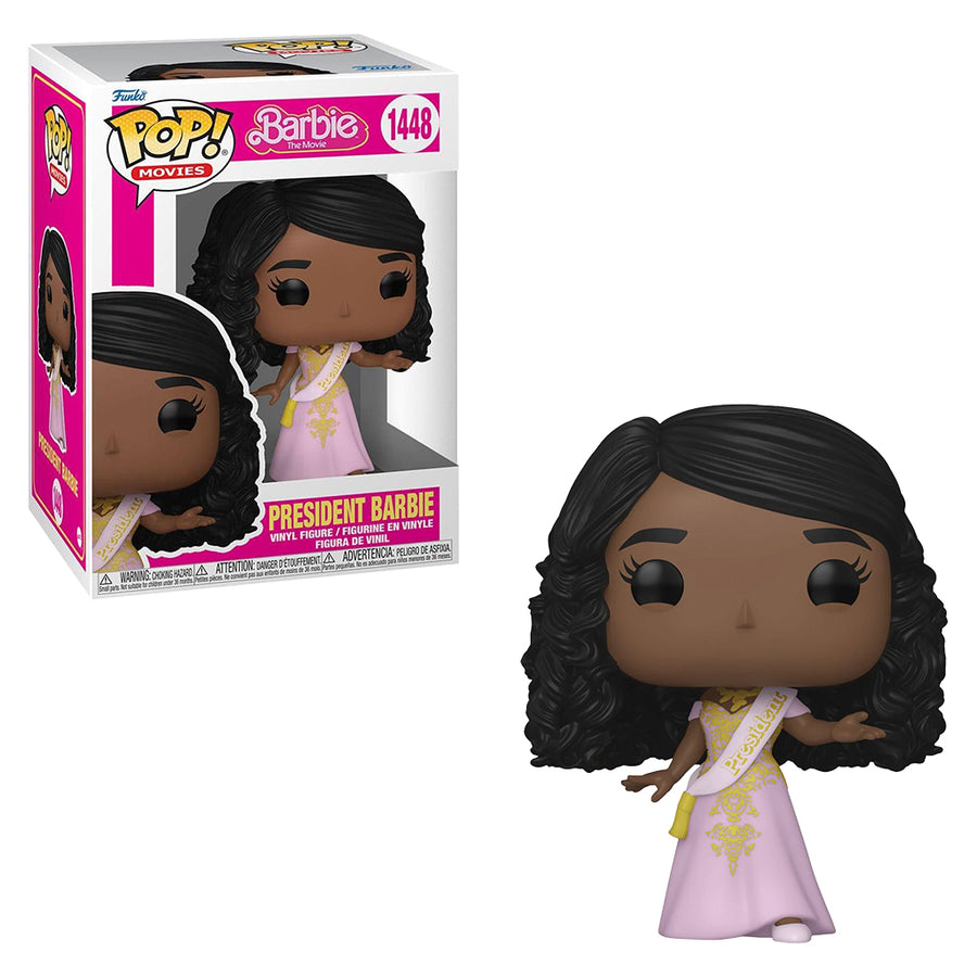 FUNKO POP MOVIES BARBIE THE MOVIE - PRESIDENT BARBIE 1448 BRINDE
