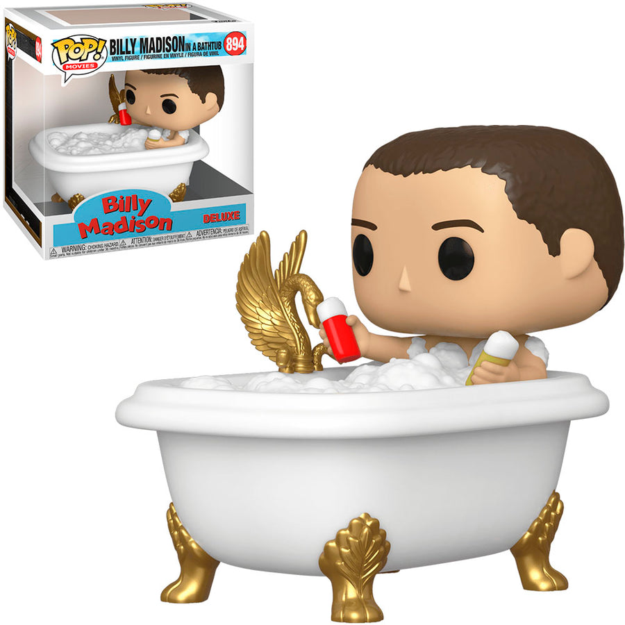 FUNKO POP MOVIES BILL Y MADISON DELUXE - BILLY MADISON IN A BATHTUB 894 BRINDE