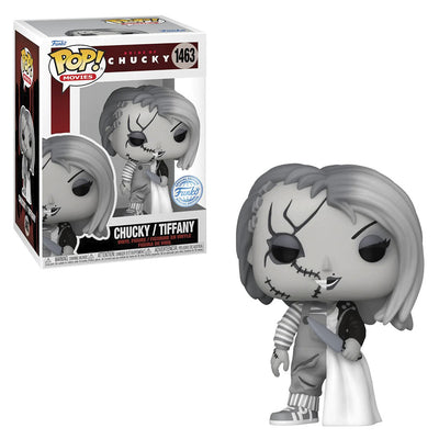 FUNKO POP MOVIES BRIDE OF CHUCKY EXCLUSIVE - CHUCKY / TIFFANY 1463 BRINDE