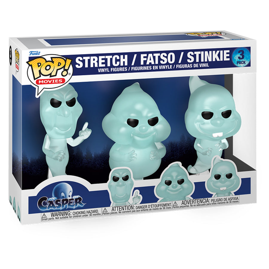 FUNKO POP MOVIES CASPER 30TH ANNIVERSARY - STRETCH / FATSO / STINKIE 3-PACK (86337)