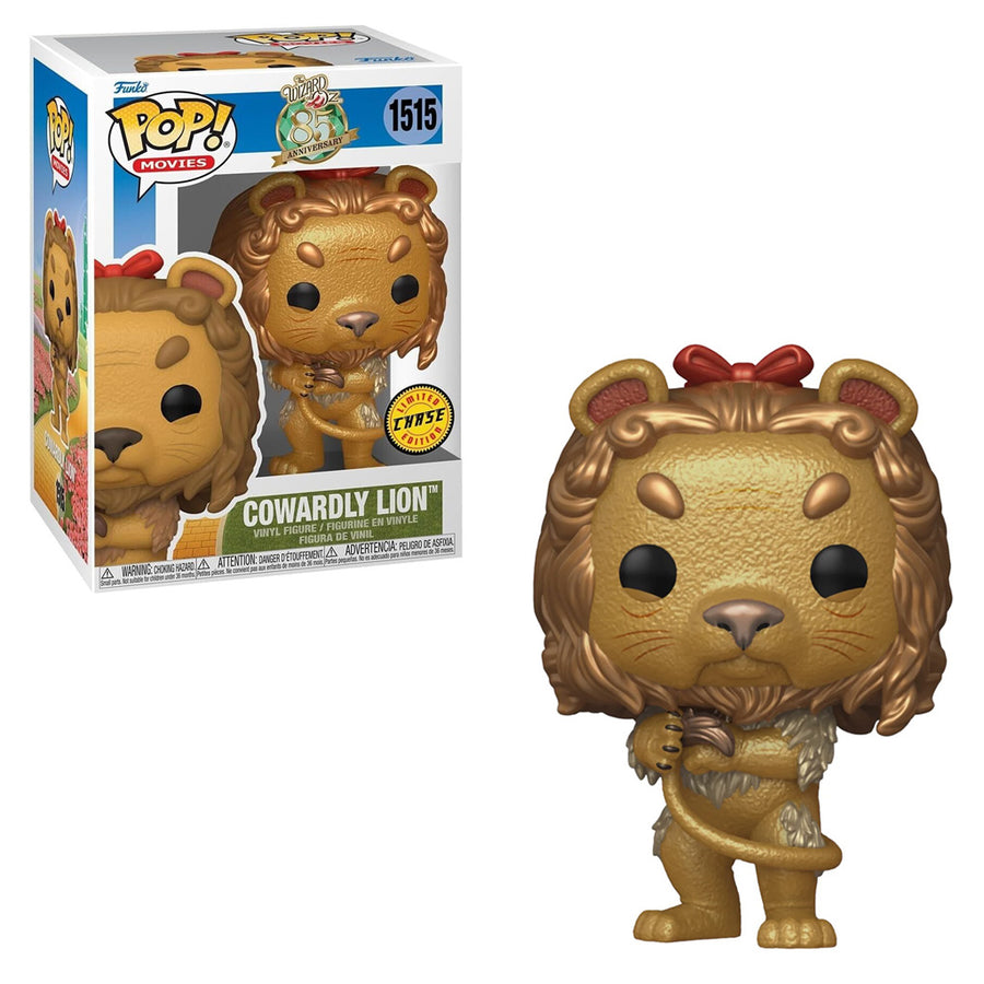 FUNKO POP MOVIES CHASE THE WIZARD OF OZ 85TH ANNIVERSARY - COWARDLY LION 1515 BRINDE