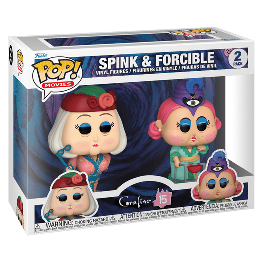FUNKO POP MOVIES CORALINE - SPINK & FORCIBLE 2-PACK (81168)