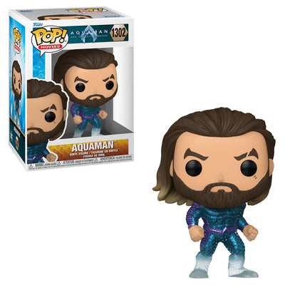 FUNKO POP MOVIES DC AQUAMAN AND THE LOST KINGDOM - AQUAMAN 1302 BRINDE