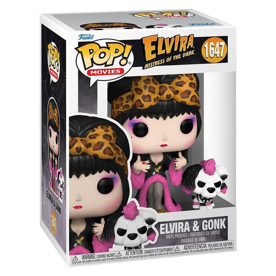 FUNKO POP MOVIES ELVIRA MISTRESS OF THE DARK - ELVIRA & GONK 1647