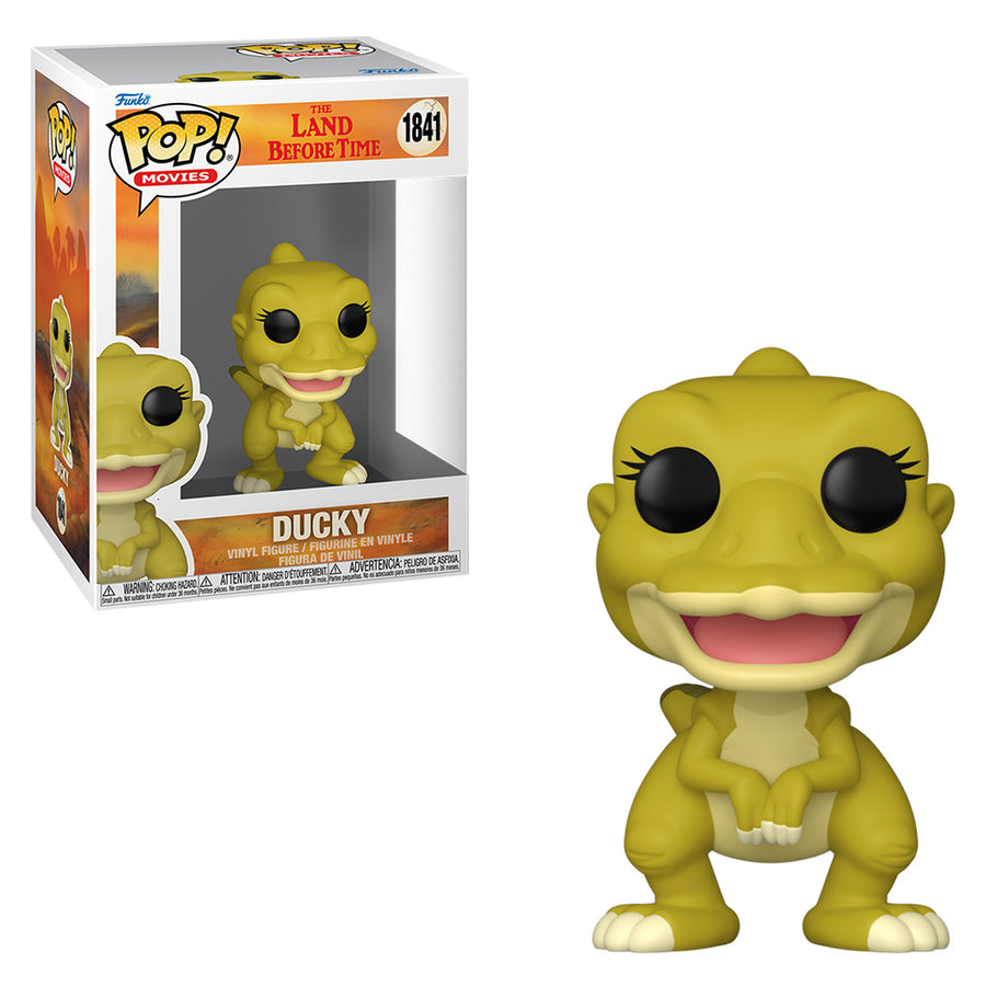 FUNKO POP MOVIES EM BUSCA DO VALE ENCANTADO (THE LAND BEFORE TIME) - DUCKY 1841 BRINDE