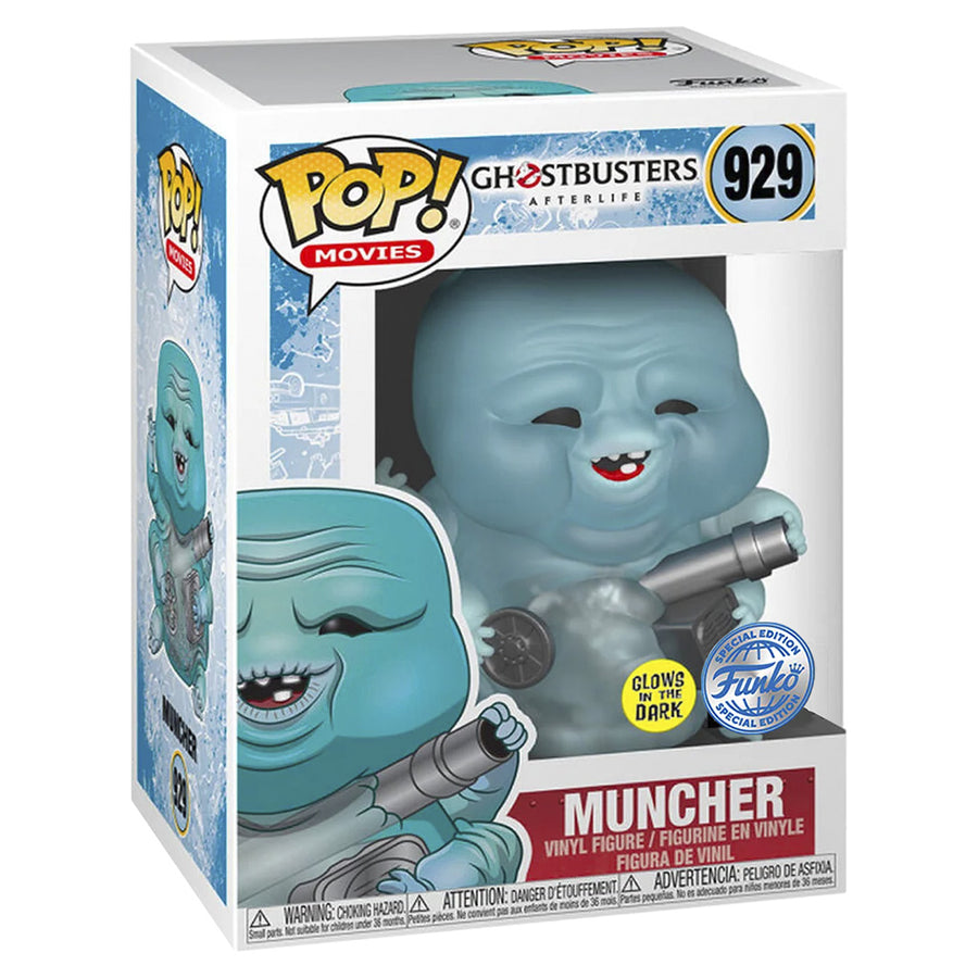 FUNKO POP MOVIES GHOSTBUSTERS AFTERLIFE EXCLUSIVE - MUNCHER 929 (GLOWS IN THE DARK)