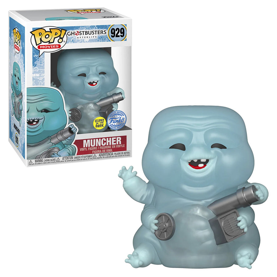 FUNKO POP MOVIES GHOSTBUSTERS AFTERLIFE EXCLUSIVE - MUNCHER 929 (GLOWS IN THE DARK)