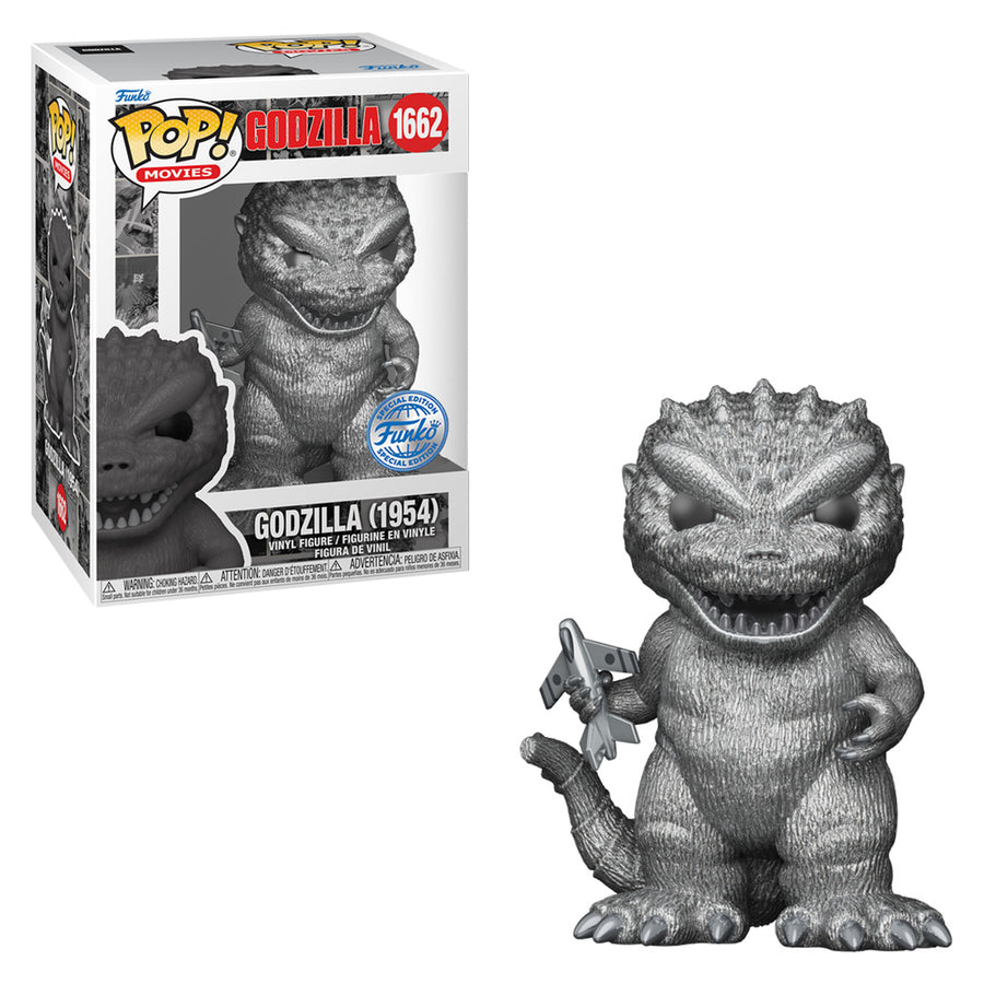 FUNKO POP MOVIES GODZILLA (1954) EXCLUSIVE - GODZILLA 1662 (METALLIC) BRINDE