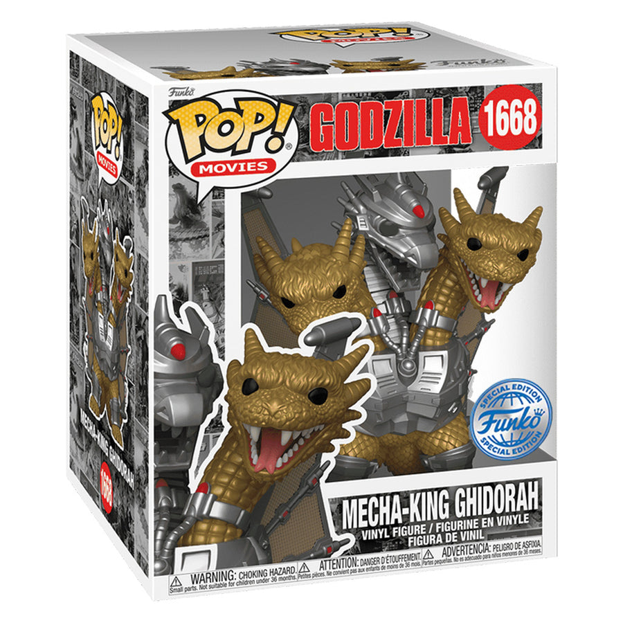 FUNKO POP MOVIES GODZILLA 70TH ANNIVERSARY EXCLUSIVE - MECHA-KING GHIDORAH 1668