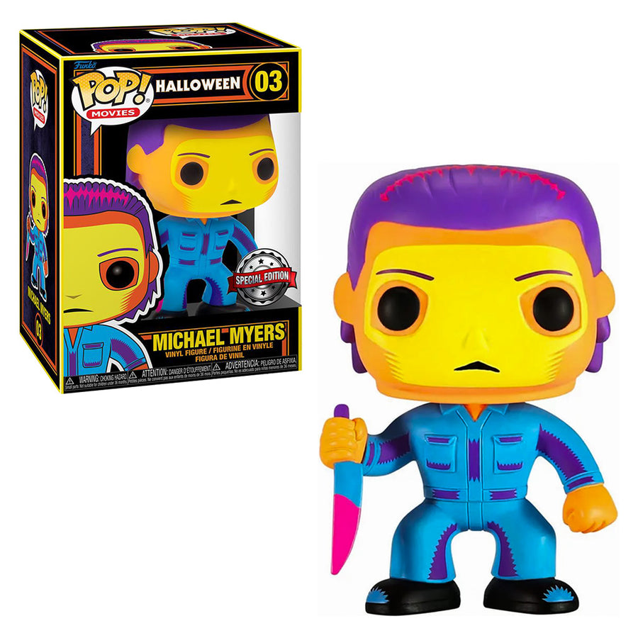 FUNKO POP MOVIES HALLOWEEN EXCLUSIVE - MICHAEL MYERS (BLACK LIGHT) 03