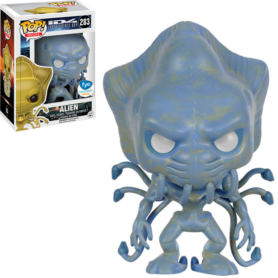 FUNKO POP MOVIES INDEPENDENCE DAY - EXCLUSIVE - ALIEN (BLUE) 283 BRINDE
