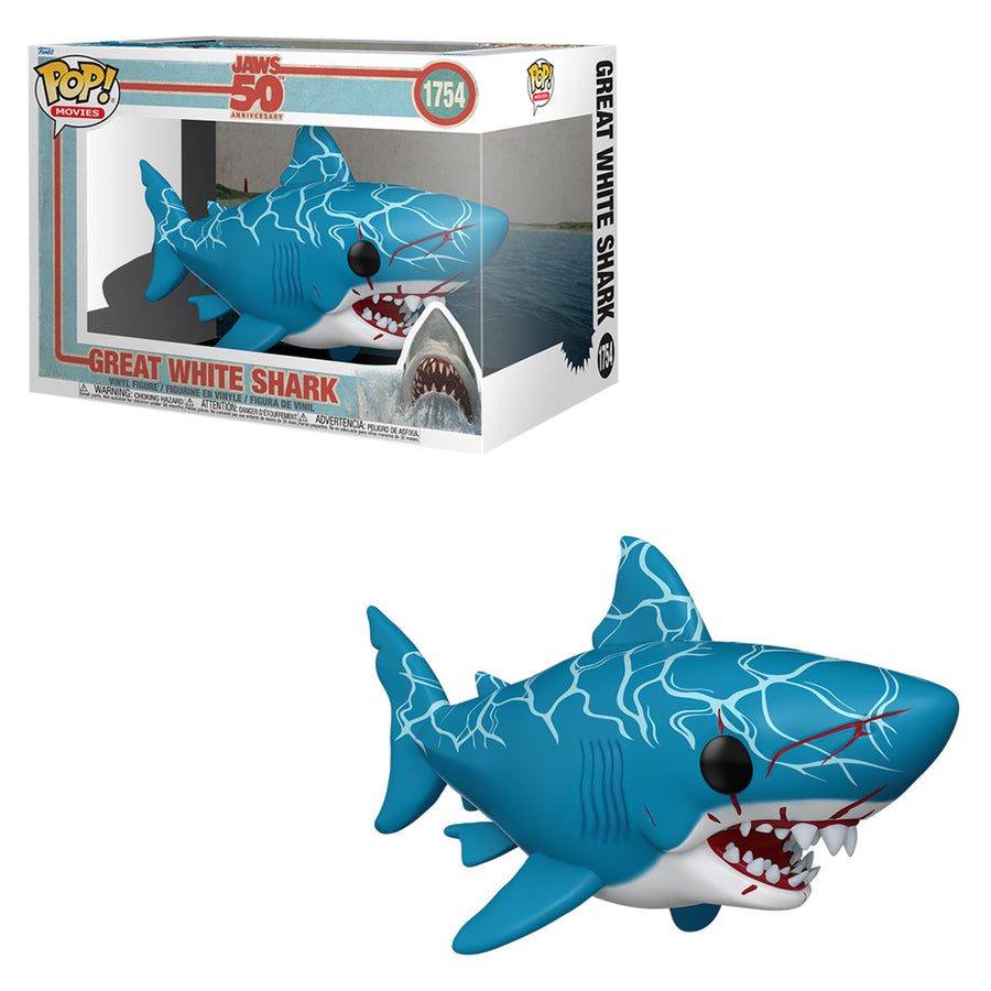 FUNKO POP MOVIES JAWS 50TH ANNIVERSARY - GREAT WHITE SHARK 1754