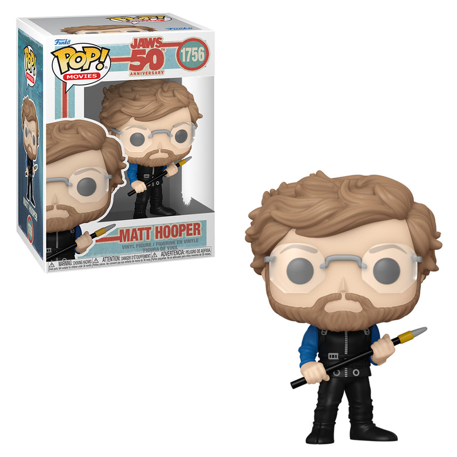 FUNKO POP MOVIES JAWS 50TH ANNIVERSARY - MATT HOOPER 1756 BRINDE