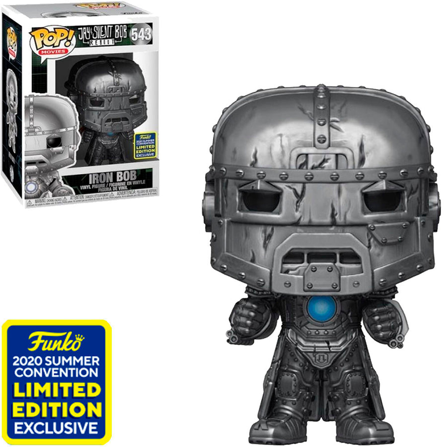 FUNKO POP MOVIES JAY & SILENT BOB SDCC 2020 EXCLUSIVE - IRON BOB 543 BRINDE