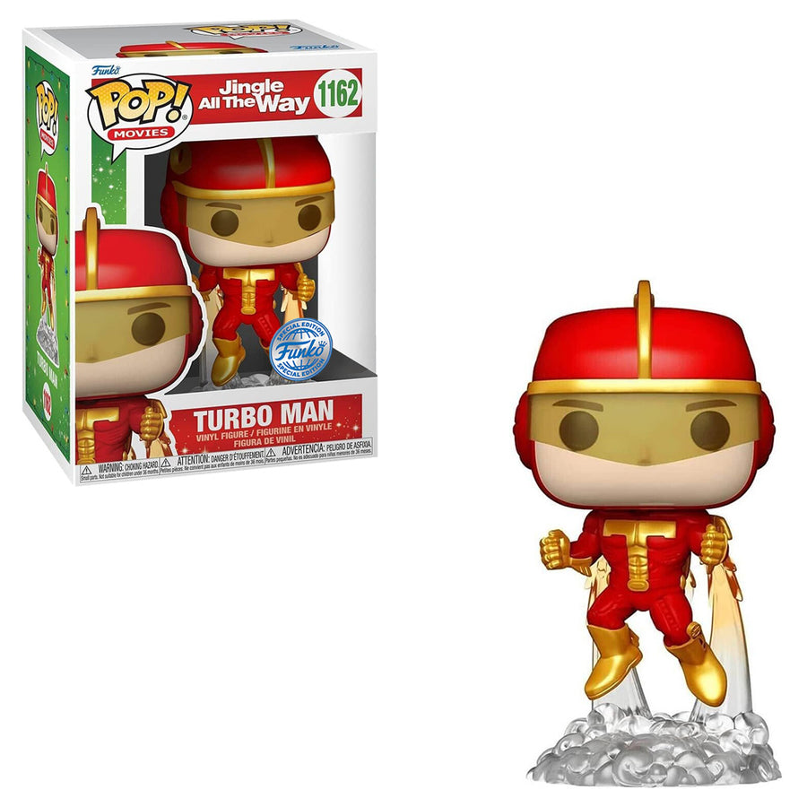 FUNKO POP MOVIES JINGLE ALL THE WAY EXCLUSIVE - TURBO MAN 1162 BRINDE