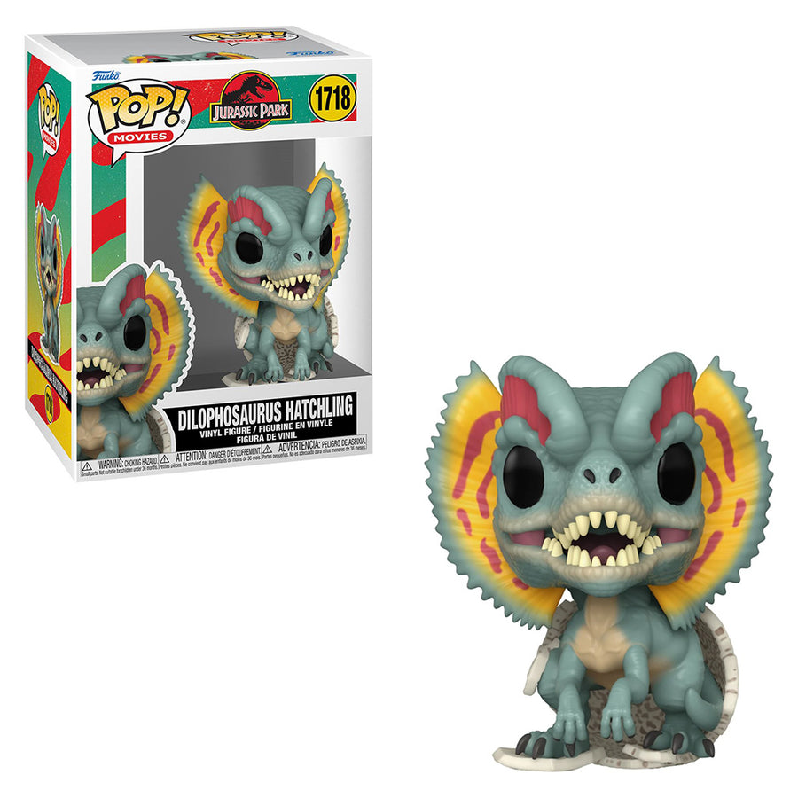 FUNKO POP MOVIES JURASSIC PARK - DILOPHOSAURUS HATCHLING 1718 BRINDE