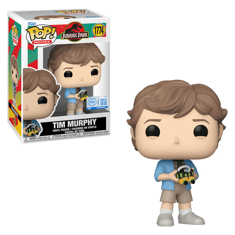 FUNKO POP MOVIES JURASSIC PARK EXCLUSIVE - TIM MURPHY 1774 BRINDE