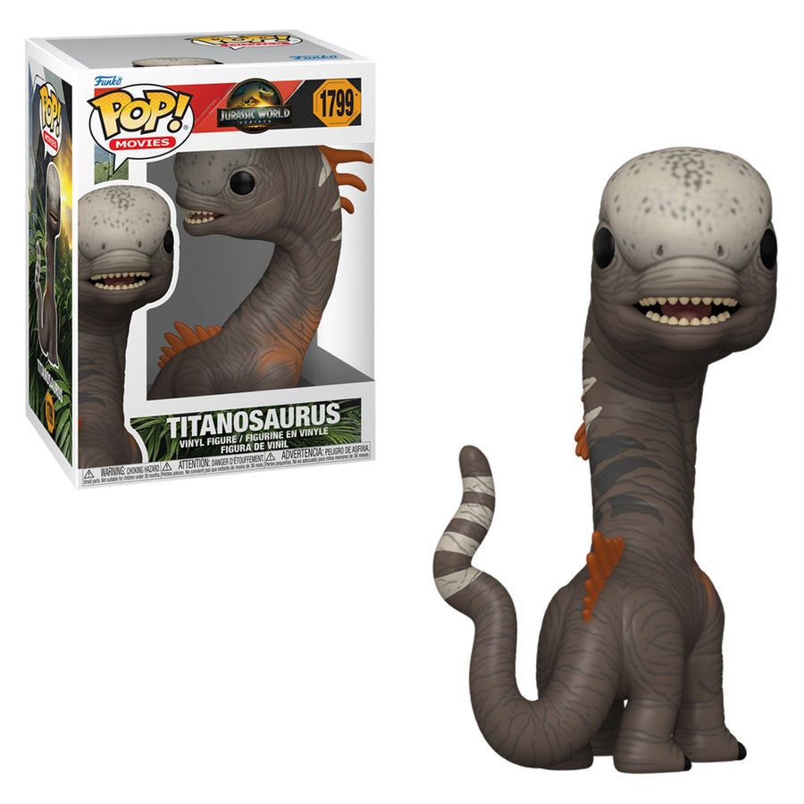 FUNKO POP MOVIES JURASSIC WORLD: REBIRTH - TITANOSAURUS 1799 BRINDE
