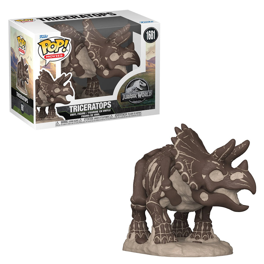 FUNKO POP MOVIES JURASSIC WORLD - TRICERATOPS 1681 BRINDE