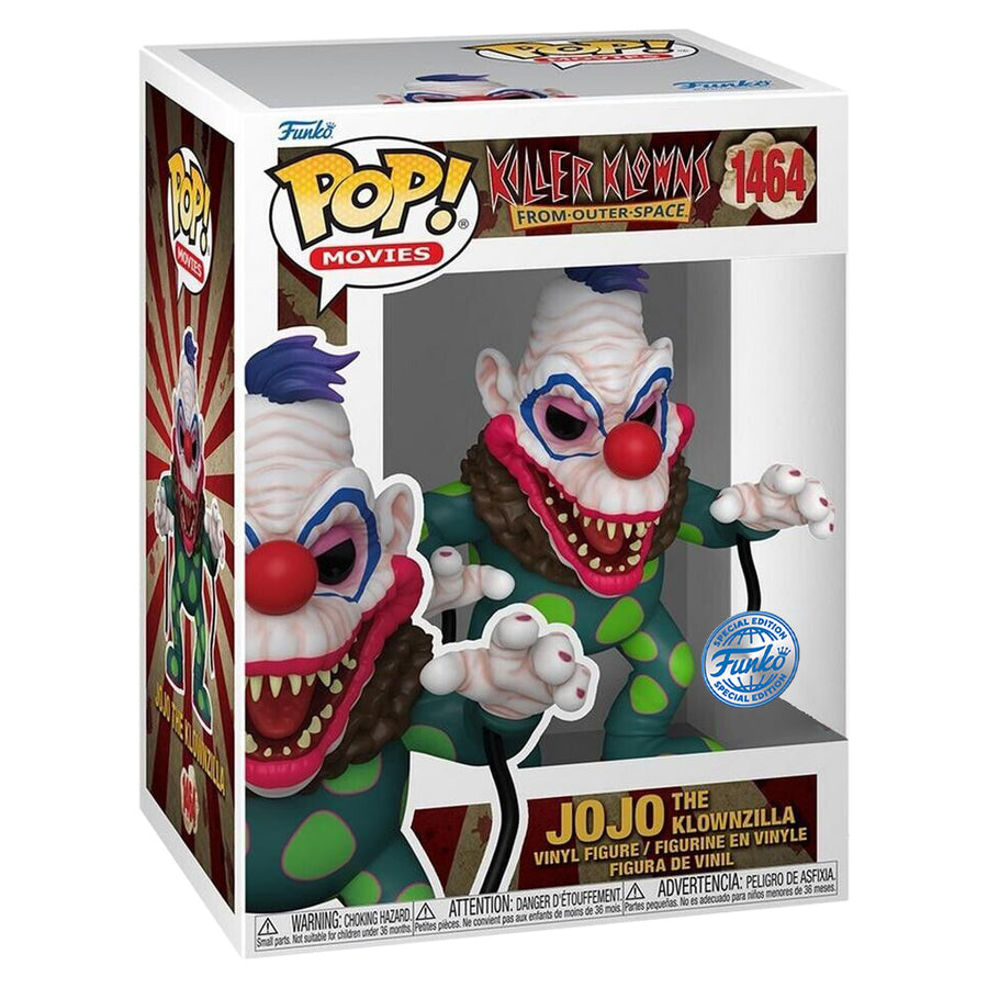 FUNKO POP MOVIES KILLER KLOWNS FROM-OUT-OF-SPACE EXCLUSIVE - JOJO THE KLOWNZILLA 1464