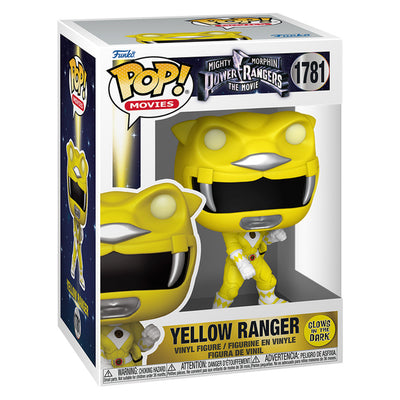 FUNKO POP MOVIES MIGHTY MORPHIN POWER RANGERS THE MOVIE - YELLOW RANGER 1781 (GLOWS IN THE DARK)