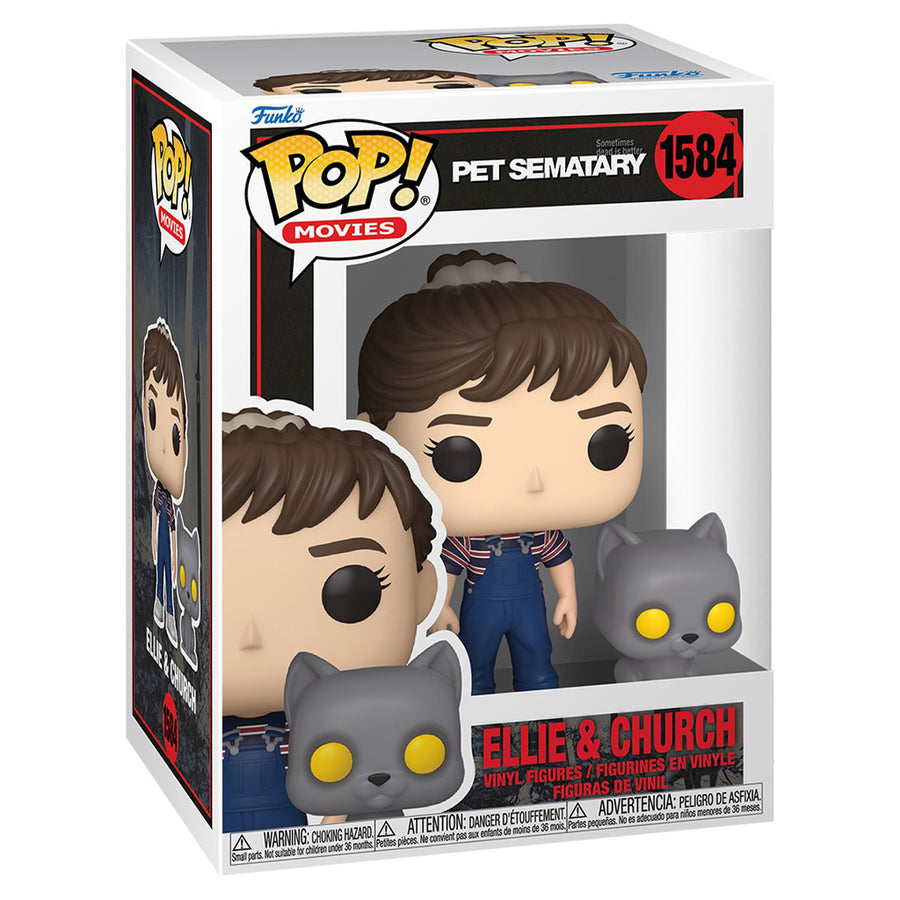 FUNKO POP MOVIES PET SEMATARY ELLIE & CHURCH 1584