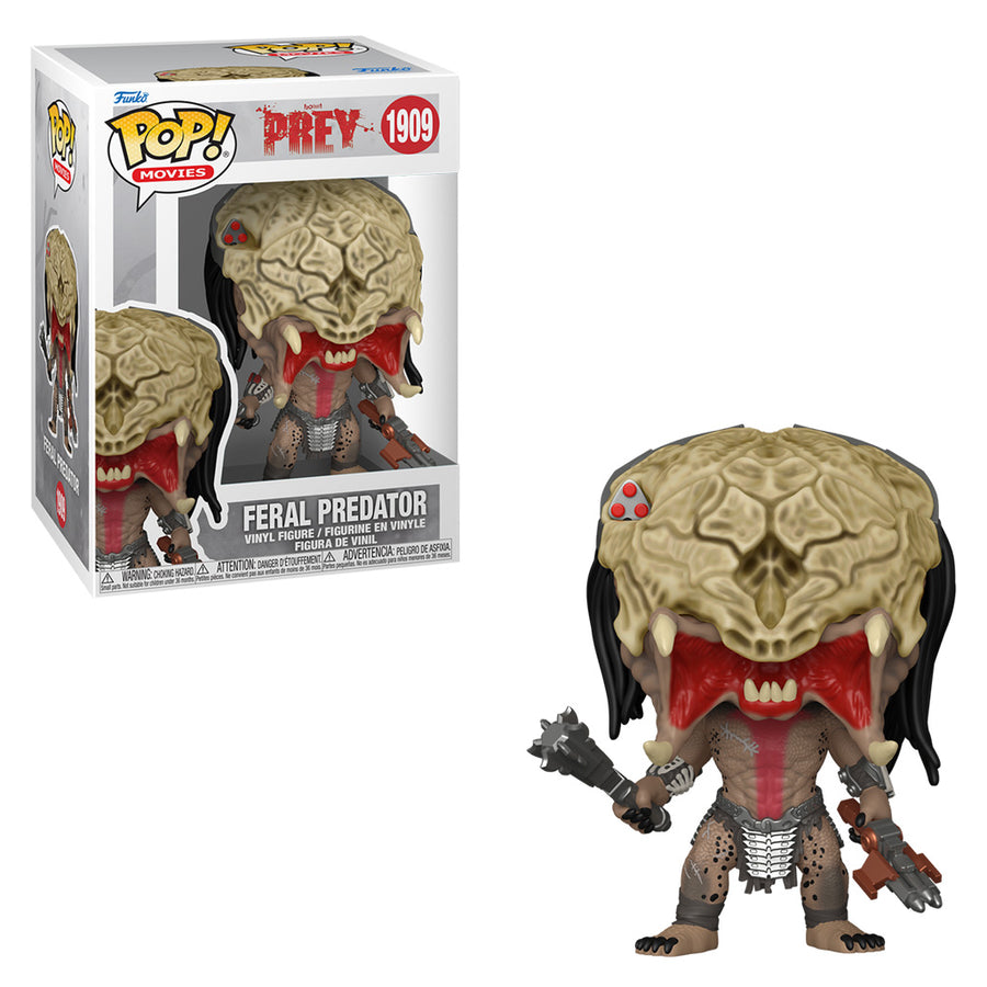 FUNKO POP MOVIES PREY - FERAL PREDATOR 1909 BRINDE
