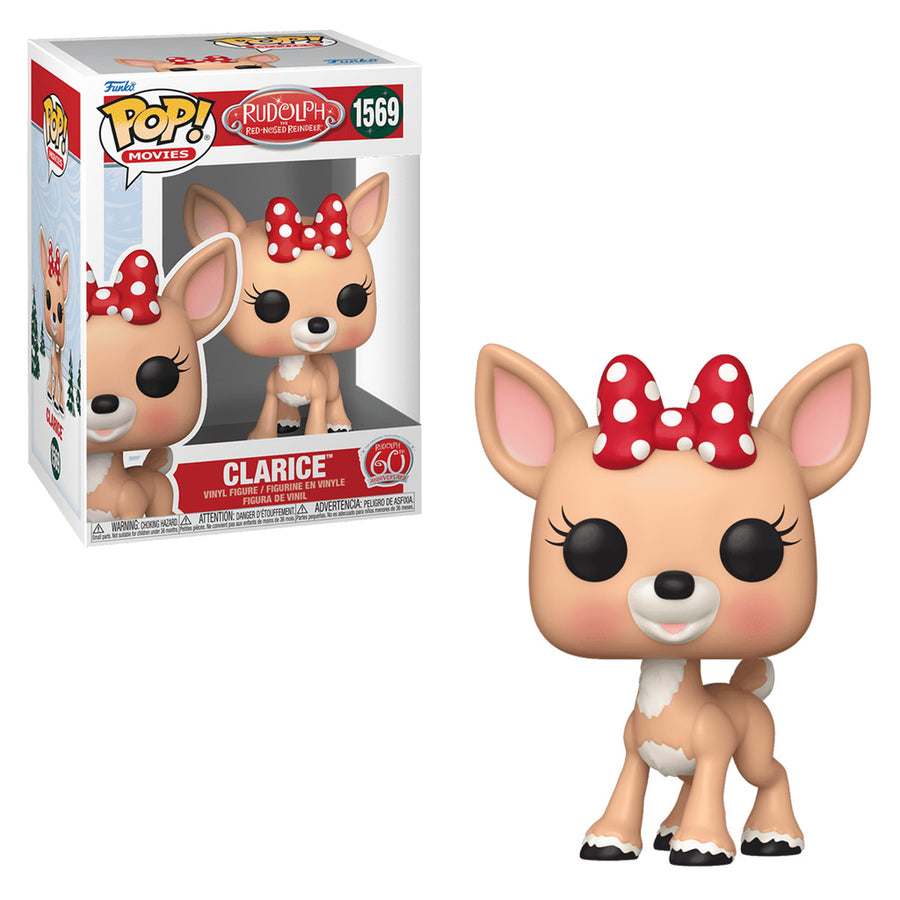 FUNKO POP MOVIES RUDOLPH THE RED-NOSED REINDEER 60TH ANNIVERSARY - CLARICE 1569 BRINDE