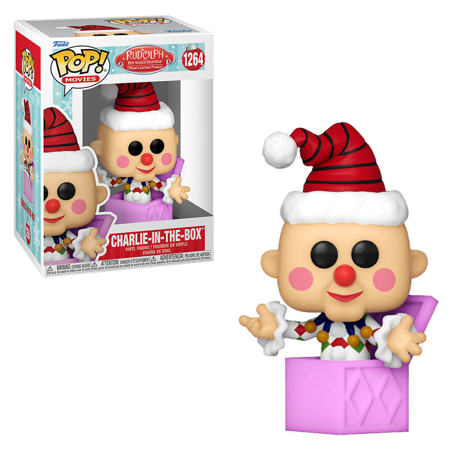 FUNKO POP MOVIES RUDOLPH THE RED-NOSED REINDEER - CHARLIE-IN-THE-BOX 1264 BRINDE