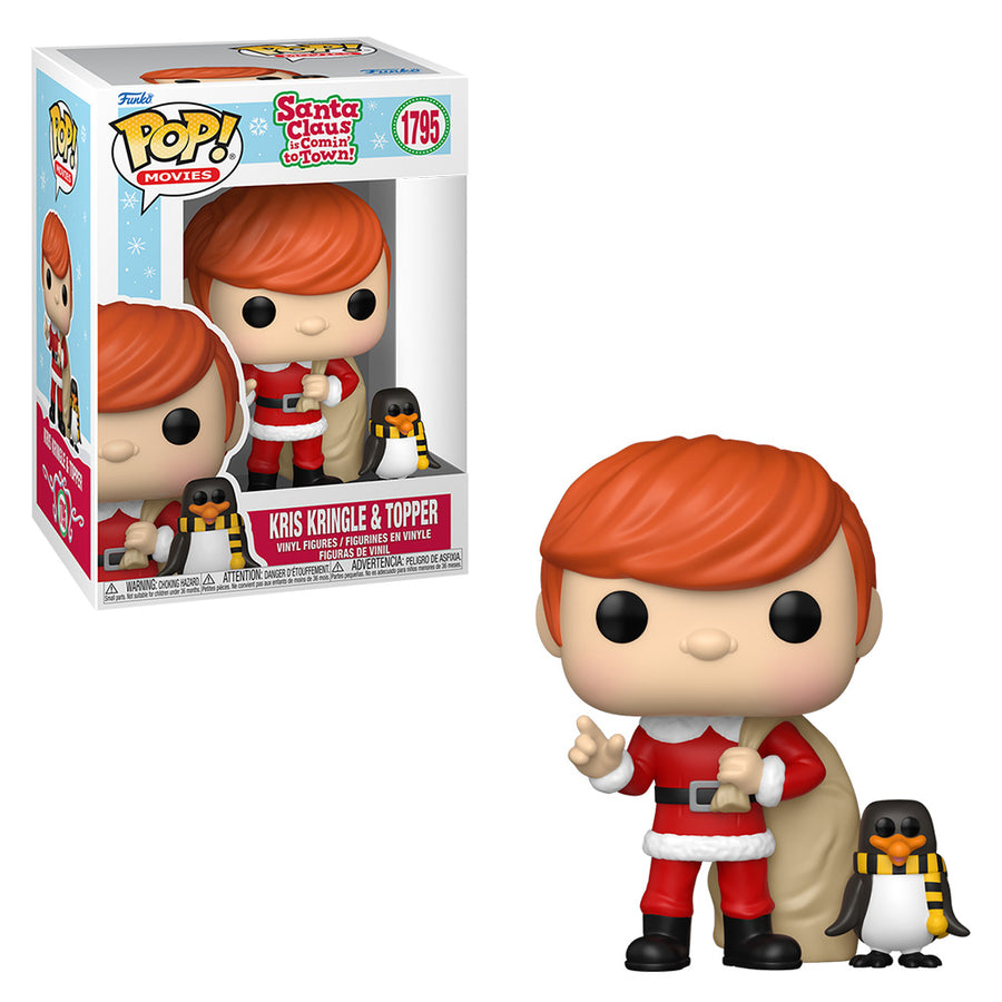 FUNKO POP MOVIES SANTA CLAUS IS COMING TO TOWN - KRIS KRINGLE & TOPPER 1795 BRINDE