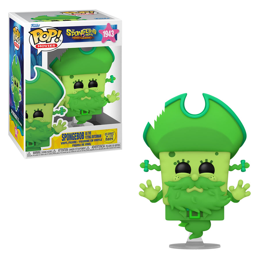 FUNKO POP MOVIES THE SPONGEBOB MOVIE - SPONGEBOB AS THE FLYING DUTCHMAN 1943