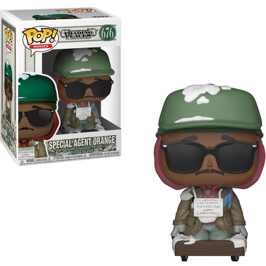 FUNKO POP MOVIES TRADING PLACES - SPECIAL AGENT ORANGE 676 BRINDE