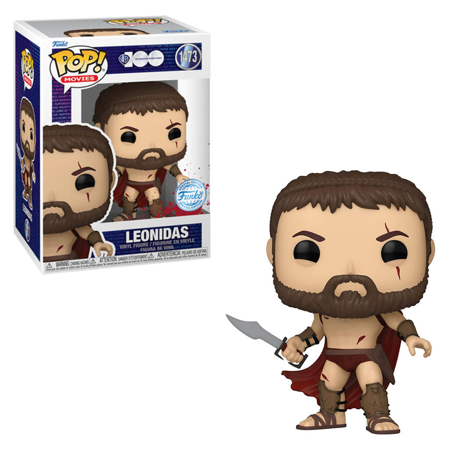 FUNKO POP MOVIES WARNER BROS 100TH 300 EXCLUSIVE - LEONIDAS 1473 BRINDE