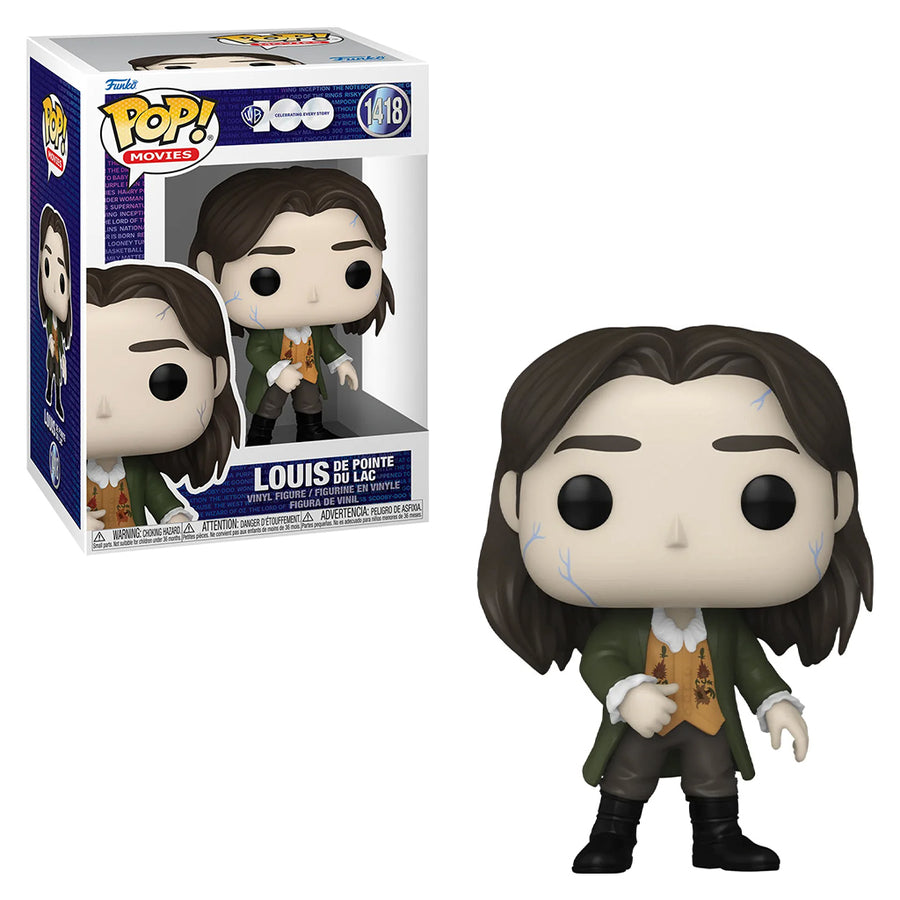 FUNKO POP MOVIES WARNER BROS 100TH ANNIVERSARY ENTREVISTA COM O VAMPIRO - LOUIS DE POINTE DU LAC 1418 BRINDE