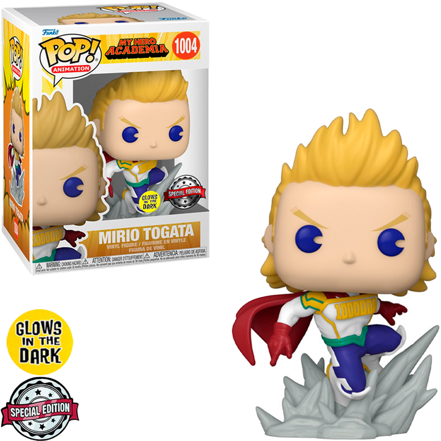 FUNKO POP MY HERO ACADEMIA EXCLUSIVE - MIRIO TOGATA 1004 (GLOWS IN THE DARK) BRINDE
