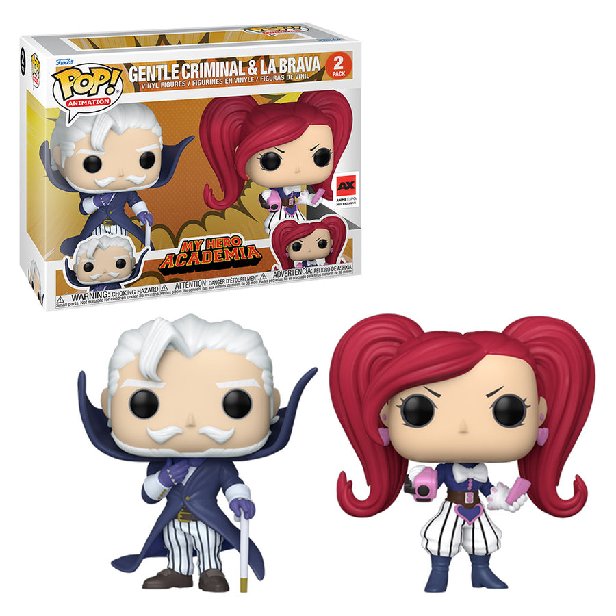 FUNKO POP MY HERO ACADEMIA - GENTLE CRIMINAL & LA BRAVA 60894 BRINDE
