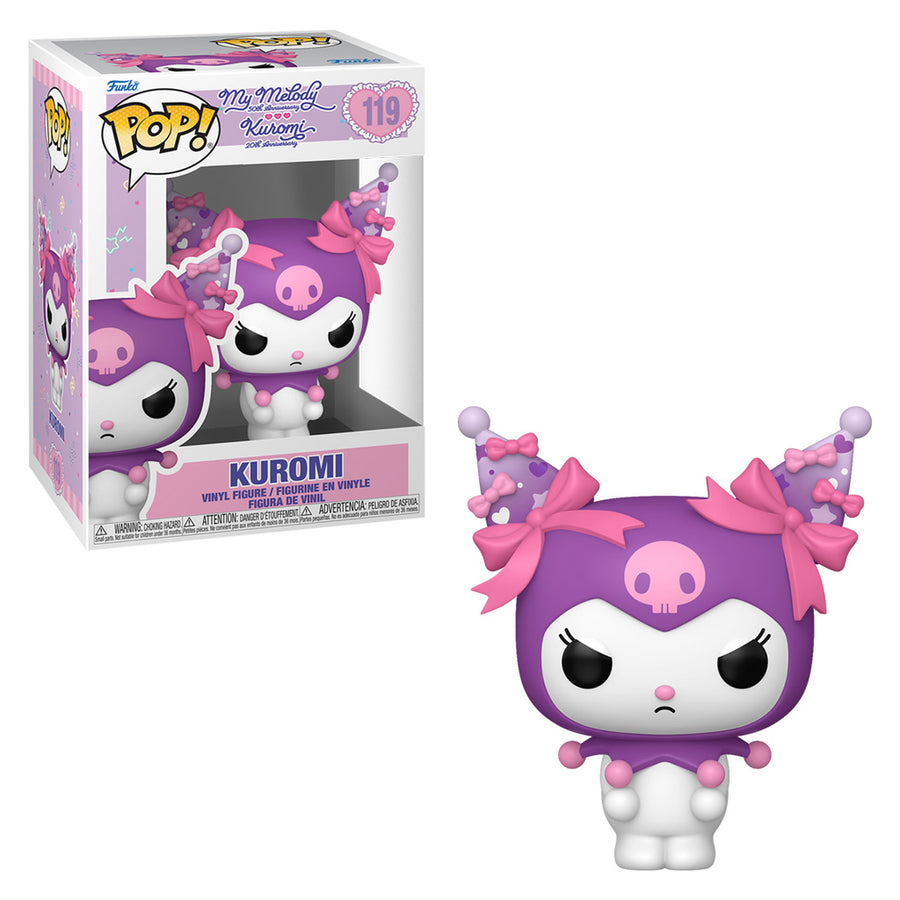 FUNKO POP MY MELODY 50TH ANNIVERSARY & KUROMI 20TH ANNIVERSARY - KUROMI 119 BRINDE